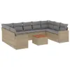 Modulares Garten-Sofaset, 10-tlg. Sitzgruppe mit Stauraum, Produktbild-Vorschau 1