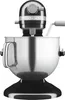 A black and silver KitchenAid stand mixer is shown against a white background. Produktbild-Vorschau