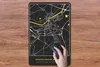 MuchoWow® Mauspad Mousepad Schwarz und Gold - Stadtplan - Produktbild-Vorschau 3