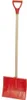 PROSPERPLAST Kinder Schneeschaufel rot 90cm Holzstiel und Produktbild-Vorschau 3