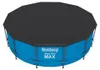Bestway 58037 - Flowclear PVC-Abdeckplane Ø 370, noir, rond Voir les images du produit 36