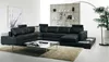 Ledersofa Designer Sofa U Form Wohnlandschaft Couch Polster Produktbild-Vorschau 7