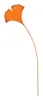 Rost Gartenstecker Ginkgo 58,5 cm Edelrost Gartendeko Produktbild-Vorschau 4