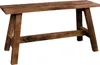 A wooden bench on a white background. Voir les images du produit
