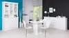 Credenza Landwood 52 colore bianco 4 ante e 4 cassetti Anteprima dell’immagine prodotto 11