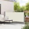 vidaXL Výsuvná bočná markíza 140x300 cm krémová Náhľad obrázku produktu 3