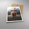 Gerahmtes Poster - Rahmen in heller Eiche - Scotch Kuh Produktbild-Vorschau 3
