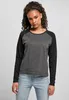 Urban Classics Langarmshirt Damen Ladies Contrast Raglan Produktbild-Vorschau 7