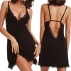 Camicia da notte in raso - Pigiama da donna - Pizzo - Anteprima dell’immagine prodotto 2