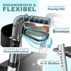 KESSER® Rollator Aluminium faltbar, höhenverstellbar & bis Produktbild-Vorschau 5