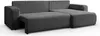 A dark gray sectional sofa is shown against a white background. Produktbild-Vorschau