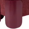 Rechteckiger sitzhocker „mizar“, 36 x 38 cm, rot  - Produktbild-Vorschau 3
