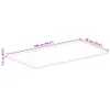 Tischplatte 100x60x1,5 cm Rechteckig Altholz Massiv Produktbild-Vorschau 9