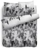 HnL Flanell Bettwäsche New York Grau Night Sky 135x200 cm + Produktbild-Vorschau 2