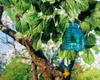 Insektenfalle Glas Ø.3 H.17cm lila/grün/orange/blau/pink Produktbild-Vorschau 4