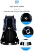 CarryQuest® - Wandelrugzak 60L, nylon, met blauwe regenhoes Productafbeelding-voorbeeld 5