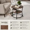 Table d’appoint Saint Louis 55x56cm - Bois foncé Voir les images du produit 2