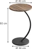 Stolik kawowy Vicco Alvio Brązowy 40 x 60 cm, Model 55382 Podgląd zdjęcia produktu 3