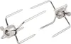 Two stainless steel rotisserie forks are shown against a white background. Podgląd zdjęcia produktu