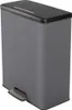 Curver Tretmülleimer Deco Rechteckig 65L Grau Produktbild-Vorschau 1