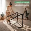 Łóżko Metalowe 100x200 cm Łóżko Gościnne Składane Metalowy Podgląd zdjęcia produktu 6