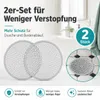 2 Stück Duschabfluss Haarfänger Edelstahl, ideal für Dusche Produktbild-Vorschau 4