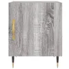 The Living Store Nachttisch Grau Sonoma 40x40x50 cm Produktbild-Vorschau 4