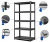 Schwerlastregal 3er Set 200x100x40 cm - Metallregal - Produktbild-Vorschau 2