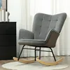 Fauteuil à bascule HOMCOM, fauteuil à bascule aspect Voir les images du produit 10