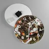 Wanduhr - Rund - Glasuhr - Abstraktion modern - 30x30cm - Produktbild-Vorschau 2