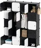 Clanmacy DIY Kleiderschrank Regalsystem Schuhregal 20 Produktbild-Vorschau 1