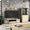 TV Lowboard 181 cm, Eiche mit strukturierter Produktbild-Vorschau 4