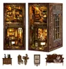 Book Nook miniature house - kavárna Náhled obrázku produktu 4