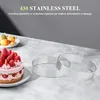 6 Stück Ø 10 cm Dessertringe, 430 Edelstahl Tartelette Produktbild-Vorschau 3