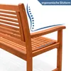 Casaria Banc de jardin en bois eucalyptus pré-huilé 2 Voir les images du produit 3