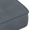 Relaxsessel mit Hocker Dunkelgrau Samt Produktbild-Vorschau 8