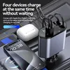 120W Auto USB Schnellladegerät 4 Port mit ausziehbarem Produktbild-Vorschau 9