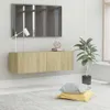 vidaXL TV skříňka Sonoma dub 100x30x30 cm odvozený výrobek Náhled obrázku produktu 2
