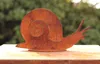 Edelrost Gartenfigur Schnecke rostige Gartendekoration aus Produktbild-Vorschau 3