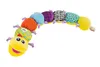 A colorful plush caterpillar toy is displayed against a white background. Produktbild-Vorschau
