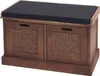A storage bench with a cushion on top, shown from the front. Náhľad obrázku produktu