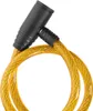 Dunlop - Spiralfahrradschloss mit Schlüssel (gelb) Produktbild-Vorschau 3