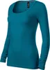 Elegantes Damen-Langarmshirt mit tiefem Ausschnitt, 95% Produktbild-Vorschau 3