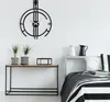 Wallity, Nachbildungativer Metall Wandaccessoire, Schwarz, Produktbild-Vorschau 1