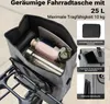 Wiltec borsa portapacchi grigia, borsa da bicicletta zaino Anteprima dell’immagine prodotto 8