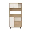 A freestanding cabinet with multiple shelves and drawers. Produktbild-Vorschau