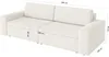 FEDVE Sofa Lummo Mi aus Bouclé-Stoff mit Schlaffunktion, Produktbild-Vorschau 9