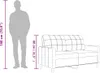 vidaXL 2-Sitzer-Sofa Schwarz 120 cm Kunstleder Produktbild-Vorschau 7