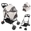 2 in 1 Hundewagen,Hundebuggy bis 15 kg mit abnehmbarem Produktbild-Vorschau 3