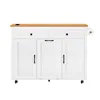 Merax Kücheninsel Servierwagen Sideboard, auf Rollen, Produktbild-Vorschau 10
